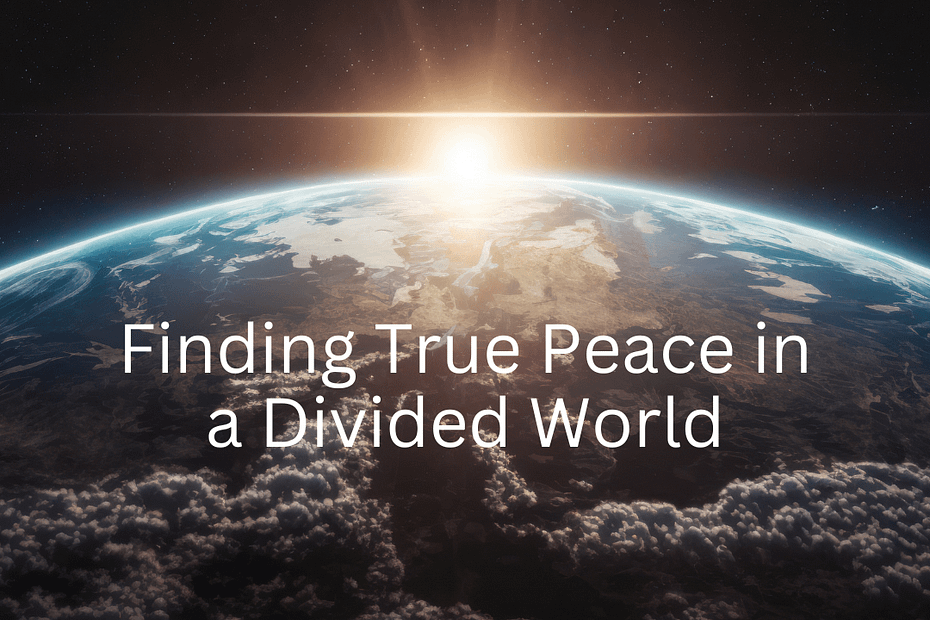 beyond strength through peace: Finding true peace in a divided world